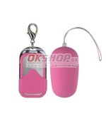 10 Speed Remote Vibrating Egg Medium - Pink