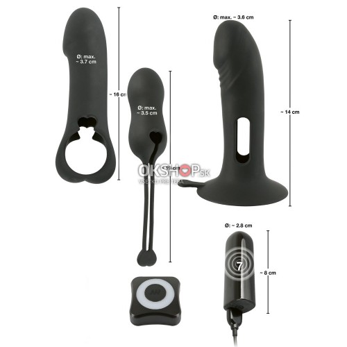 Black Velvets 3 piece Anal Trainer Set