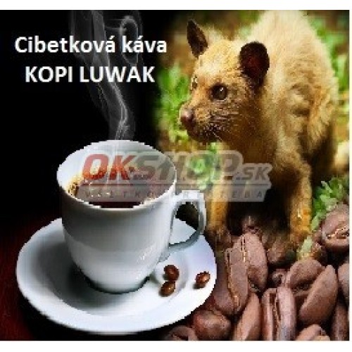 Kopi Luwak Cibetková káva 250g - mletá