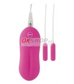 Vibrating egg Dual mini bullets purple