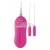 Vibrating egg Dual mini bullets purple