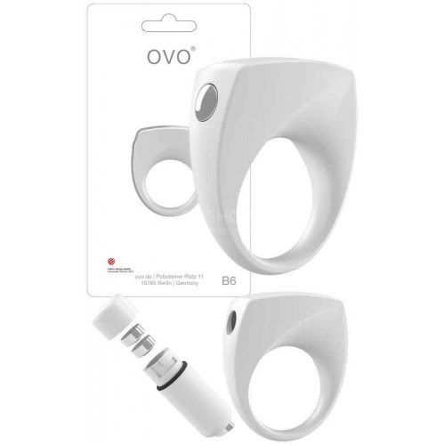 OVO B6 Vibrating Ring - vibračný krúžok Čierny