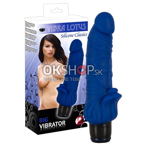 Vibrator Lotus modrý