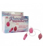 Pleasure Pump- Butterfly Clitoral Pump pink
