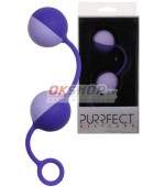 Purrfect Silicone Duo Tone Balls Purple