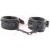 Luxury Fetish wrists cuffs black