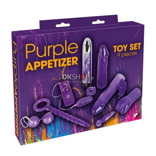 You2Toys Purple Appetizer 9-piece set