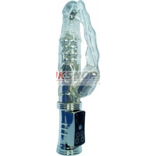 Anal Rotator Silver/pink/purple