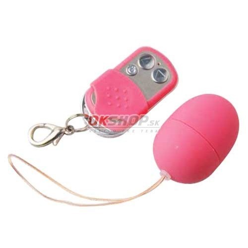 10 Speed Remote Vibrating Egg Small - Pink