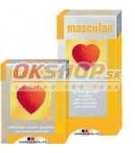 Masculan Ribbed Dotted 10ks