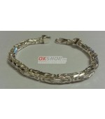 Náramok strieborný kráľovsky vzor