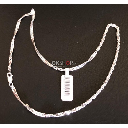 Strieborná retiazka Singapore 45 cm 5,63 g