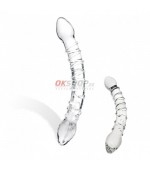GLAS - DOUBLE TROUBLE GLASS DILDO