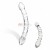 GLAS - DOUBLE TROUBLE GLASS DILDO