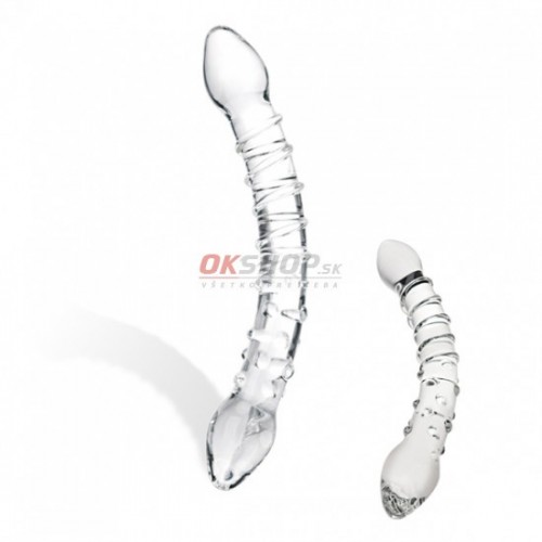 GLAS - DOUBLE TROUBLE GLASS DILDO