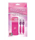 Good Vibes MultiSpeed Nipple Buds - Pink