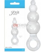 Análny kolík Jolie Ripples Mini Clear