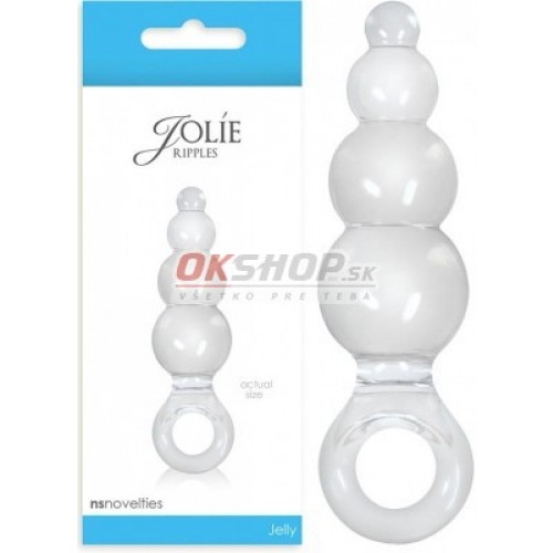 Análny kolík Jolie Ripples Mini Clear