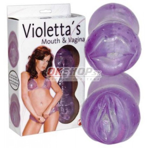 Violettas Mouth & Vagina Masturbator