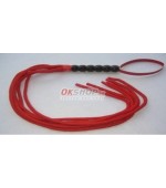 Bič červený s čiernou rúčkou