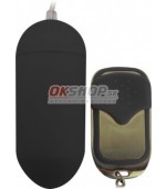 10 Speed Remote Vibrating Egg Big - Black
