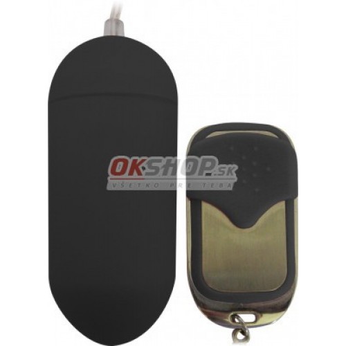10 Speed Remote Vibrating Egg Big - Black