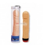 Vibrátor Henry, 16 cm telovej farby