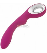 Dizajnový silikónový vibrátor purple