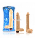 8 Inch Cock with Balls with Vibration