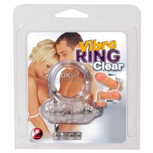 Vibro ring Clear Silicone