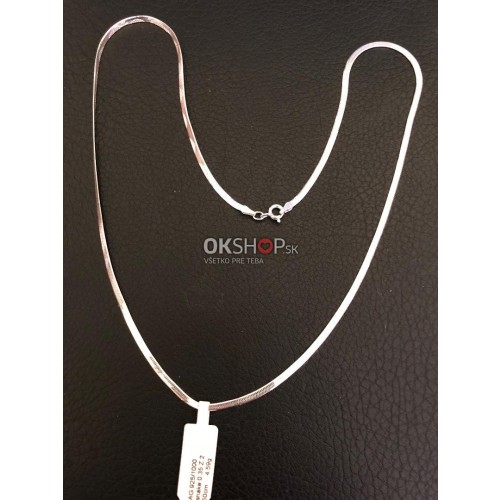 Strieborná retiazka Snake 50 cm 4,59 g