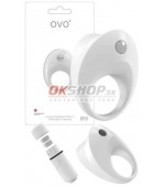 OVO B10 VIBRAČNÝ KRÚŽOK NA PENIS biely