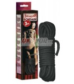 Bondage lano Black Rope Shibari