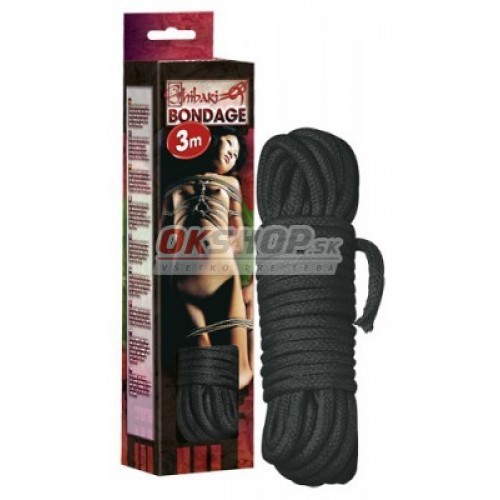 Bondage lano Black Rope Shibari