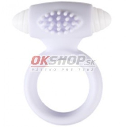 Funny Cock vibrating ring biely