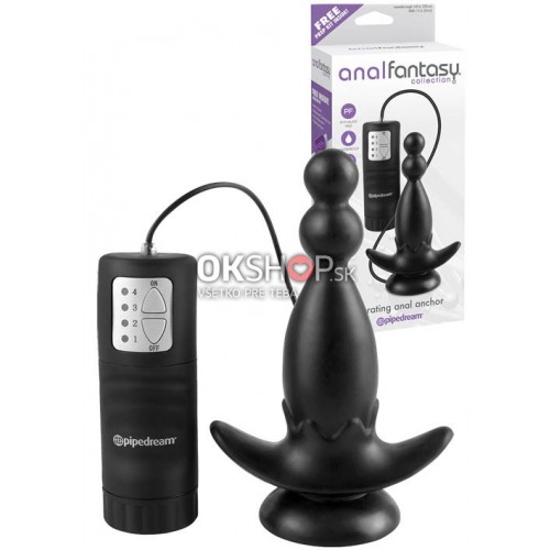 Vibrating Anal Anchor Black