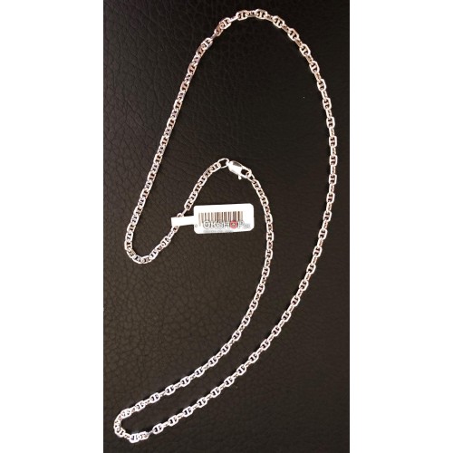 Strieborná retiazka Cable 50 cm 8,39 g