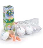 Exploding golf balls with pecker pieces