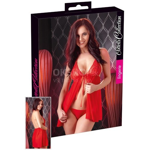 Babydoll set red L