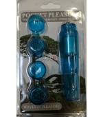 Vlny rozkoše Pocket Pleasure (modré)