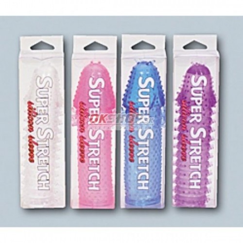 Návlek na penis SUPER STRETCH modrý