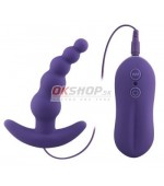 Vibrating Anal Beads purple