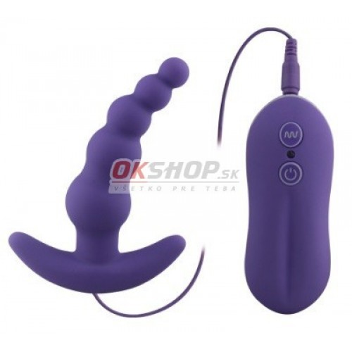 Vibrating Anal Beads purple