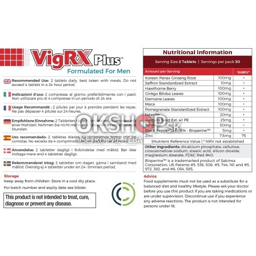 Vigrx Plus (2ks za AKCIOVÚ CENU)