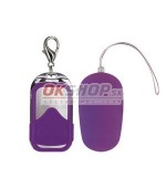 10 Speed Remote Vibrating Egg Medium - Purple