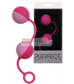 Nanma Purrfect Silicone Duo Tone Balls Pink