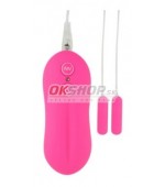 Vibrating egg Dual mini bullets Pink