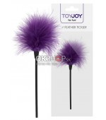 Sexy feather tickler purple