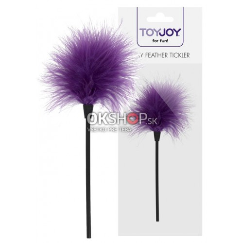 Sexy feather tickler purple