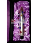 Vibrator s sklenenymi perlickami